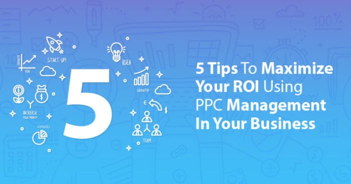 Maximize roi ppc management